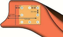 Load image into Gallery viewer, Hirsch OEM HEAVY CALF Curved Ended Watch Strap *FOR DEPLOYMENT CLASP* BLUE 18mm - Pewter & Black