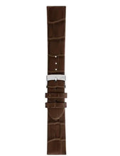 Load image into Gallery viewer, Morellato ECO Recycled leather Alligator embossed watch strap BROWN 20 mm