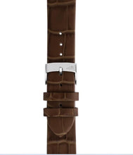Load image into Gallery viewer, Morellato ECO Recycled leather Alligator embossed watch strap BROWN 20 mm