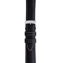 Load image into Gallery viewer, Morellato REGATTA  waterproof leather watch Strap BLACK 20 mm