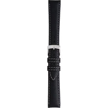Load image into Gallery viewer, Morellato REGATTA  waterproof leather watch Strap BLACK 20 mm