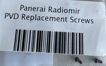 Load image into Gallery viewer, 2 Panerai Radiomir Replacement Black PVD Screws