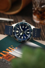 Load image into Gallery viewer, Morellato PAROS  Recycled Leather Watch Strap BLUE 20mm