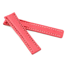 Load image into Gallery viewer, Chrono Deployment : Shark Leather Padded Watch Strap RED