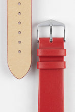 Load image into Gallery viewer, Hirsch Toronto Leather Watch Strap in Red 14 mm quick release