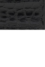Load image into Gallery viewer, Hirsch SAVOIR Alligator Double Fold Watch Strap  Black