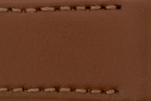 Load image into Gallery viewer, Hirsch HEAVY CALF : Curved Ended Deployment Watch Strap GOLD BROWN 18 mm