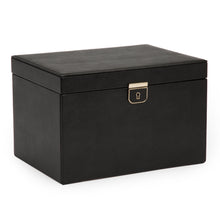Load image into Gallery viewer, PALERMO Large Jewellery Box - BLACK ANTHRACITE - Pewter & Black
