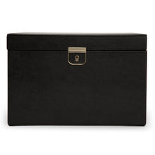 Load image into Gallery viewer, PALERMO Large Jewellery Box - BLACK ANTHRACITE - Pewter & Black