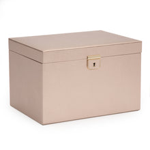 Load image into Gallery viewer, PALERMO Large Jewellery Box - ROSE GOLD - Pewter & Black