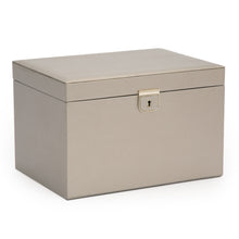 Load image into Gallery viewer, PALERMO Large Jewellery Box - PEWTER - Pewter & Black