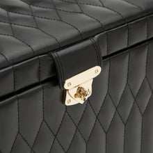 Load image into Gallery viewer, CAROLINE EXTRA LARGE JEWELLERY CASE - Pewter & Black