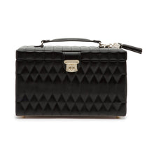 Load image into Gallery viewer, CAROLINE LARGE JEWELLERY CASE - Pewter & Black