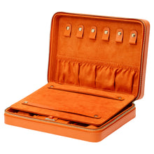 Load image into Gallery viewer, MARIA LARGE ZIP CASE - TANGERINE