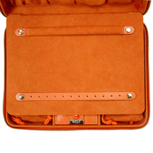 Load image into Gallery viewer, MARIA LARGE ZIP CASE - TANGERINE