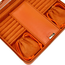 Load image into Gallery viewer, MARIA LARGE ZIP CASE - TANGERINE