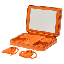 Load image into Gallery viewer, MARIA LARGE ZIP CASE - TANGERINE
