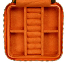 Load image into Gallery viewer, MARIA SMALL ZIP CASE-  TANGERINE