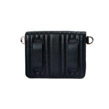 Load image into Gallery viewer, MIMI MINI BAG WITH WRISTLET & LANYARD - Pewter & Black