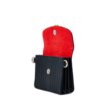 Load image into Gallery viewer, MIMI MINI BAG WITH WRISTLET & LANYARD - Pewter & Black