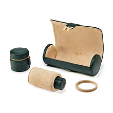 Load image into Gallery viewer, CASSANDRA WATCH & JEWELLERY ROLL - Pewter & Black