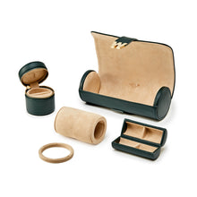Load image into Gallery viewer, CASSANDRA WATCH & JEWELLERY ROLL - Pewter & Black