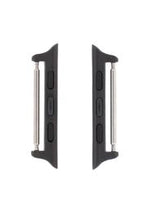 Load image into Gallery viewer, Apple Watch Strap Converter in BLACK - Pewter & Black