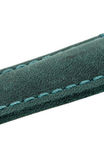 Load image into Gallery viewer, Hirsch Heritage Natural Calfskin Leather Watch Strap in Teal (Fine Texture Detail)