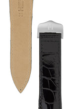 Load image into Gallery viewer, shiny black alligator watch strap