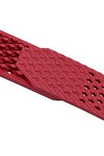 Load image into Gallery viewer, Noomoon LABB Interlocking Watch Strap for Apple Watch in RED with SILVER Hardwar - Pewter & Black