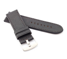 Load image into Gallery viewer, Marino NYTECH : Fabric & Leather Watch Strap for Panerai  - BLACK