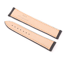 Load image into Gallery viewer, Marino Deployment : Saddle Leather Watch Strap BLACK / ORANGE 20mm 22mm