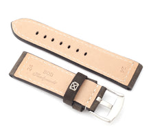 Load image into Gallery viewer, Marino : VINTAGE CALF Saddle Leather Watch Strap - GREY
