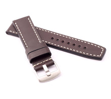 Load image into Gallery viewer, Marino Parallel : Luxury Saddle Leather Watch Strap BROWN