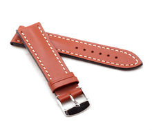 Load image into Gallery viewer, Marino : Saddle Leather Watch Strap - Gold Brown