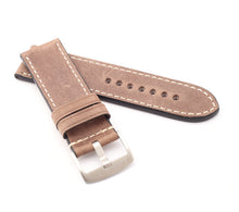 Load image into Gallery viewer, Marino Parallel : VINTAGE CALF Saddle Leather Watch Strap - MERIGO BROWN