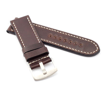 Load image into Gallery viewer, Marino Parallel : SHELL CORDOVAN Leather Watch Strap BROWN