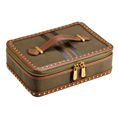 IDA TRAVEL ZIP JEWELLERY CASE