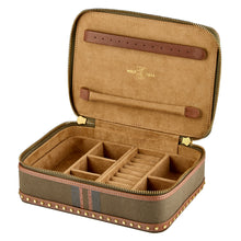 Load image into Gallery viewer, IDA TRAVEL ZIP JEWELLERY CASE