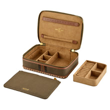 Load image into Gallery viewer, IDA TRAVEL ZIP JEWELLERY CASE