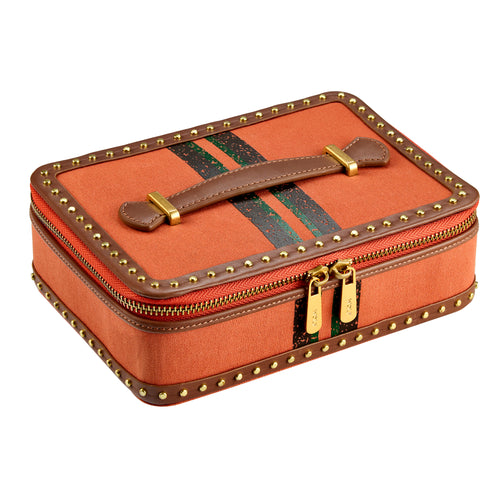 IDA TRAVEL ZIP JEWELLERY CASE