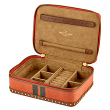 Load image into Gallery viewer, IDA TRAVEL ZIP JEWELLERY CASE