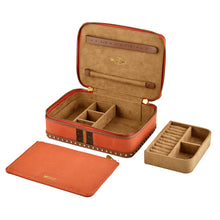 Load image into Gallery viewer, IDA TRAVEL ZIP JEWELLERY CASE