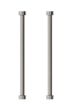 Load image into Gallery viewer, 2 x Stainless Steel Tube Inserts HEX Screw Head For Bell &amp; Ross BR01 Watch Strap - Pewter &amp; Black