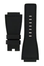 Load image into Gallery viewer, MiG Straps for BELL &amp; ROSS - Calf Leather Watch Strap in BLACK - Pewter &amp; Black