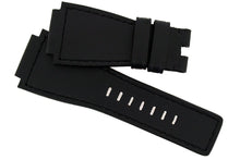 Load image into Gallery viewer, MiG Straps for BELL &amp; ROSS - Calf Leather Watch Strap in BLACK - Pewter &amp; Black