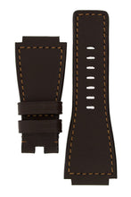 Load image into Gallery viewer, MiG Straps for BELL &amp; ROSS - Calf Leather Watch Strap in BROWN - Pewter &amp; Black