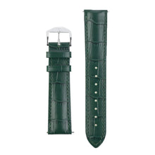Load image into Gallery viewer, Hirsch DUKE Alligator Embossed Quick-Release Leather Watch Strap in GREEN 16 mm