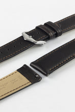 Load image into Gallery viewer, Hirsch MERINO Nappa Leather Brown Watch Strap