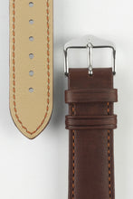 Load image into Gallery viewer, Hirsch MERINO Nappa Leather Gold Brown Watch Strap